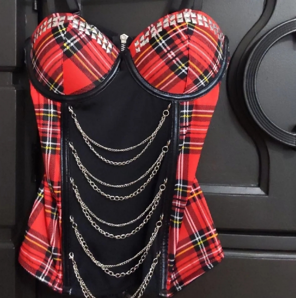 Morbid Threads Hot Topic corset top 32A